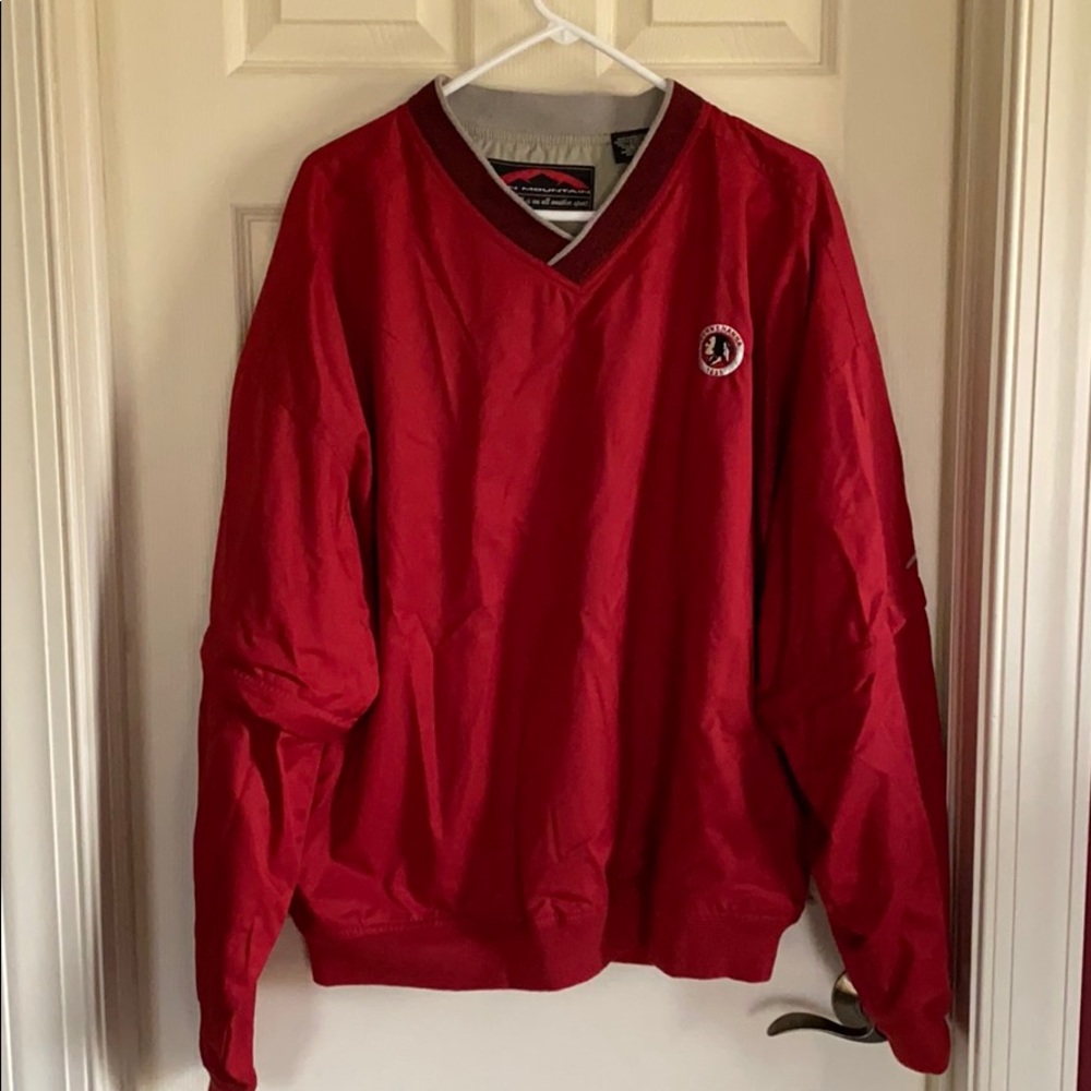 Golf Windbreaker with zip panel sleeves